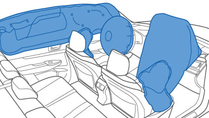 Subaru Legacy 2013 Airbags